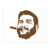 Che Guevara avec la carte postale de portrait de c cartes postales