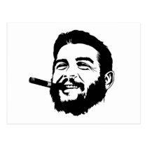 Che Guevara avec la carte postale de portrait de c cartes postales