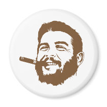 Che Guevara avec l'aimant de portrait de cigare aimants
