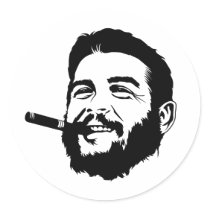 Che Guevara avec l'autocollant de portrait de ciga autocollants