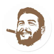 Che Guevara avec l'autocollant de portrait de ciga autocollants