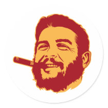 Che Guevara avec l'autocollant de portrait de ciga autocollants