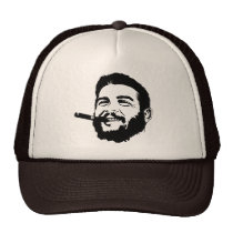 Che Guevara avec le chapeau de portrait de cigare chapeaux