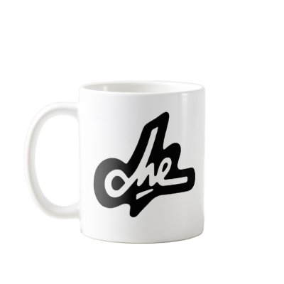 Che Guevara Black Signature Coffee Mug by vx1345
