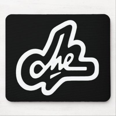 Che Guevara Signature PC Mouse Pad by vx1345