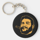 Che Guevara with Cigar Portrait Keychain