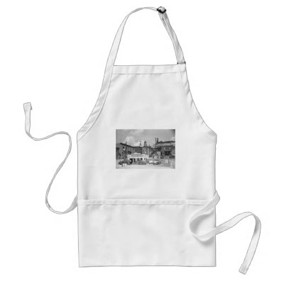 Cheap Gas Vintage Station & Classic Cars Aprons by fotoshoppe