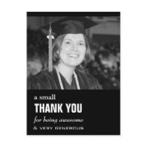 Cheap Photo Graduation Thank You Card Post Card