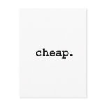 cheap. postcards