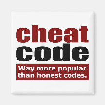 Cheat Code v2 Refrigerator Magnets