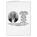 Cheat Me Won't Sue You Law Too Slow Ruin You Greeting Card