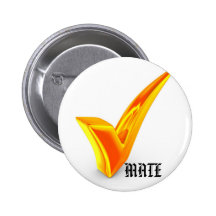 Check Mate Pinback Button