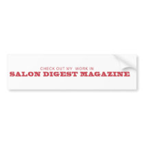 CHECK OUT MY WRK BUMPER STICKER