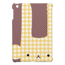 checked bunny iPad mini case