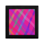 Checked Pattern Trinket Boxes