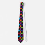 Checkers and Stars Tie