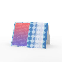 Checkers and Stripes Greeting Card