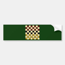 Checkers Bumper Sticker