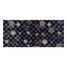 Checkers N Dots Personalized Rack Card