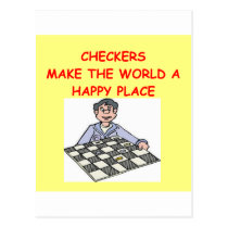 checkers postcards
