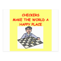 checkers postcards