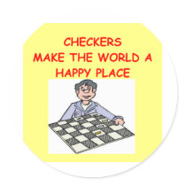 checkers stickers