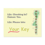 Checking In? Postcard