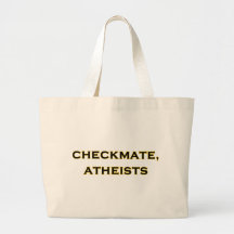 Checkmate, Atheists Canvas Bag