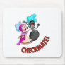 Checkmate chess pieces (board game) mouse pads