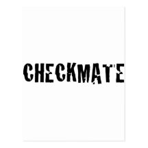 checkmate chess postcards