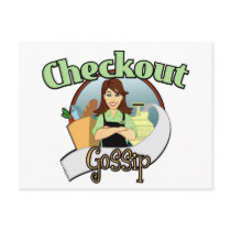 Checkout Gossip Logo Products Postcard