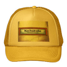 Checkpoint Charlie, Kochstrabe, Yellow and Orange Hat