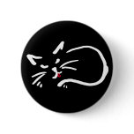 cheeky kitty pinback buttons