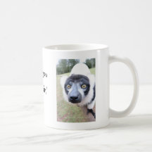 cheeky lemur mug