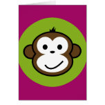 Cheeky Monkey Greeting Card