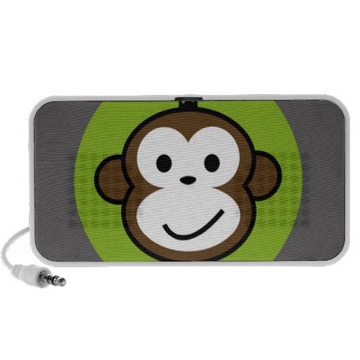 Cheeky Monkey Speaker [lime+grey]