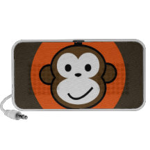 Cheeky Monkey Speaker [orange+chocolate]