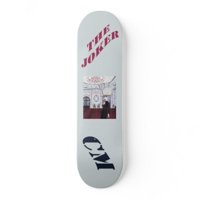 Cheeky Monkey The Joker Skateboard Deck by JehneLunden