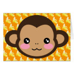 Cheeky Saru Greeting Card