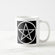 Cheeky Witch Pentagram Collection (Black) Mugs
