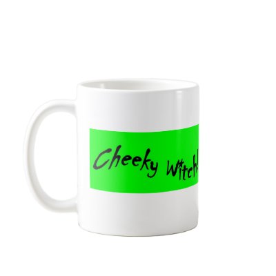 Cheeky Witch Pentagram Collection (Green) Mug by CheekyWitch