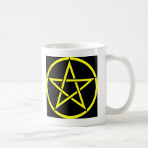 Cheeky Witch Pentagram Collection (Yellow) Mug