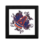 Cheer Blue and Orange Qualities Trinket Boxes