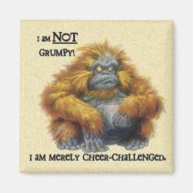 Cheer Challenged Refrigerator Magnets
