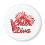 cheer diva gear magnet