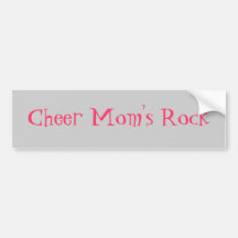 Cheer Mom's Rock Bumper Sticker