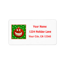 Cheerful Christmas Ornament Labels