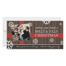 Cheerful Christmas Photo Card