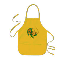 Cheerful cook apron