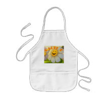 Cheerful Daisies Smile Apron